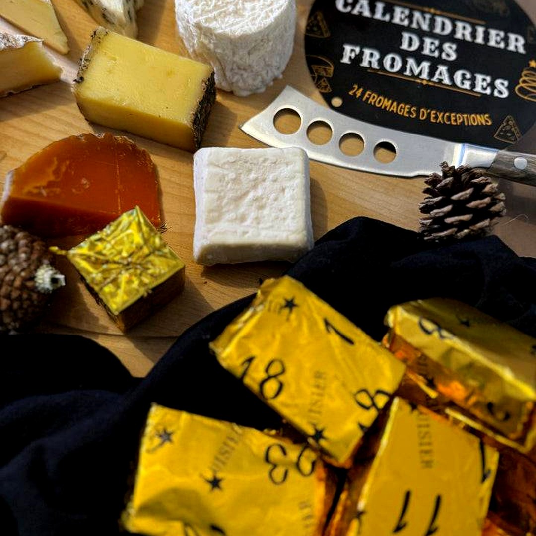 Ouverture d'une case du calendrier des fromages